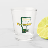 Vermont-Shotglas Schnapsglas (Vorderseite)