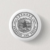 Vermont-Siegel Button (Vorderseite)