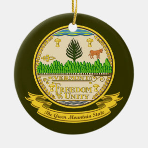 Vermont Siegel Keramikornament