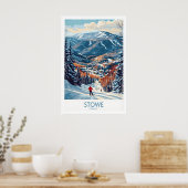 Vermont Ski Run Kunst 1 Poster (Küche)