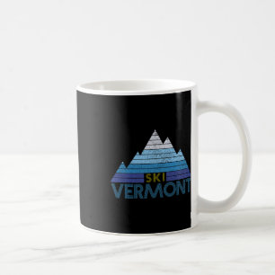 Vermont Ski-Souvenir Vintage Bergsport Wintersport Kaffeetasse
