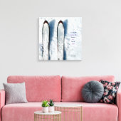 Vermont Snow Ski Stretched Canvas Print Leinwanddruck (Insitu (Wohnzimmer))