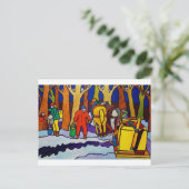 Vermont Spring J von Piliero Postkarte (Stehend Vorderseite)