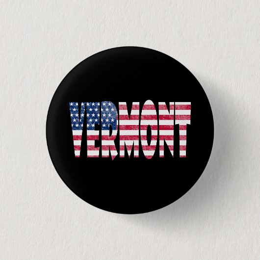 Vermont-Staat Button (Vorderseite)