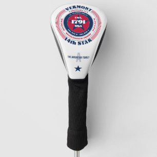 Vermont Staat Circle Custom Golf Head Cover Headcover