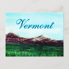 Vermont Staat Colors Postkarte