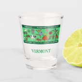 Vermont-Staat-Gedenkglas Schnapsglas (Vorderseite)