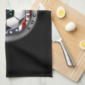 Vermont Staat Generation X American Soccer Geschirrtuch (Viertel Falte)