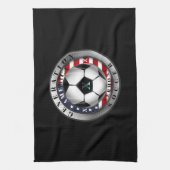 Vermont Staat Generation X American Soccer Geschirrtuch (Vertikal)