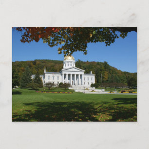 Vermont Staat House Postkarte