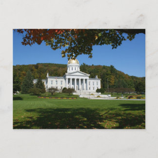 Vermont Staat House Postkarte