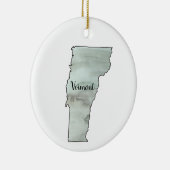 Vermont Staat Illustration Malerei Keramik Ornament (Rechts)
