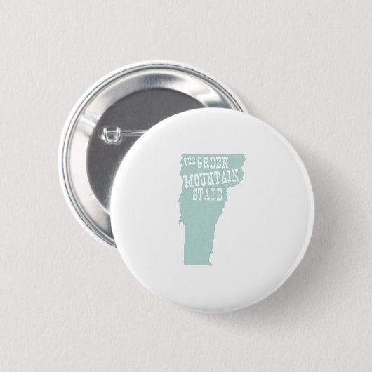 Vermont Staat Motto Slogan Button (Vorne & Hinten)