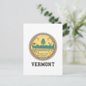 Vermont Staat Postkarte (Stehend Vorderseite)