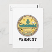 Vermont Staat Postkarte (Vorne/Hinten)