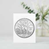 Vermont Staat Quarter Postkarte (Stehend Vorderseite)
