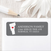 VERMONT-Staat | Rücksendekennzeichen verschieben (Insitu)