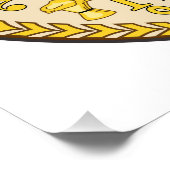 Vermont Staat Siegel Amerikanische Republik Symbol Poster (Ecke)