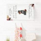 Vermont Staat Zielort Rustikale Hochzeit Willkomme Banner (Insitu)