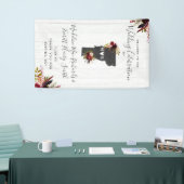 Vermont Staat Zielort Rustikale Hochzeit Willkomme Banner (Messeveranstaltung)