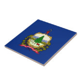 Vermont-Staats-Flagge Fliese (Seite)