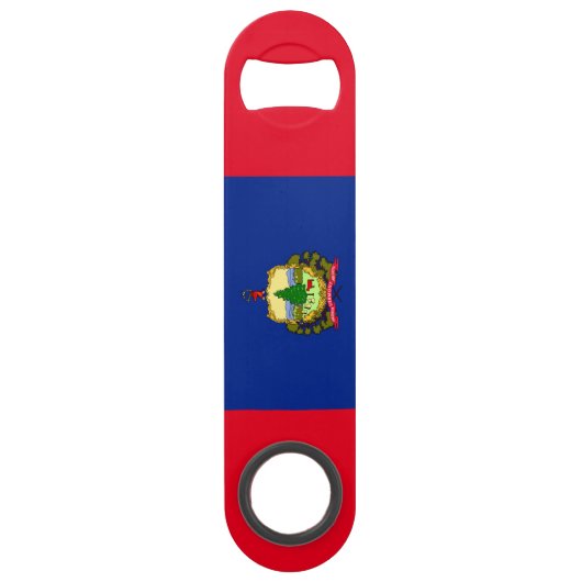 Vermont-Staats-Flaggen-Entwurf Speedflaschenöffner (Vorderseite)