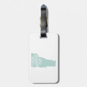 Vermont-Staats-Motto-Slogan Gepäckanhänger (Rückseite vertikal)