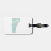 Vermont-Staats-Motto-Slogan Gepäckanhänger (Rückseite horizontal)