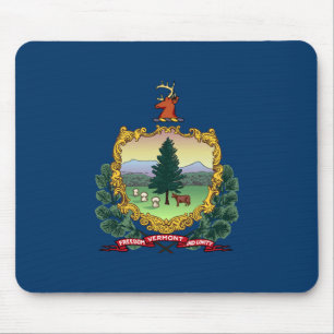 Vermont Staatsflagge Mousepad
