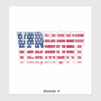 Vermont state  aufkleber