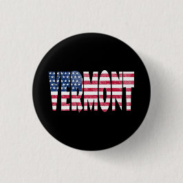 Vermont state  button