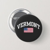 Vermont state button (Vorne & Hinten)