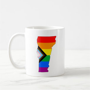Vermont State Pride LGBTQ Progress Pride Kaffeetasse