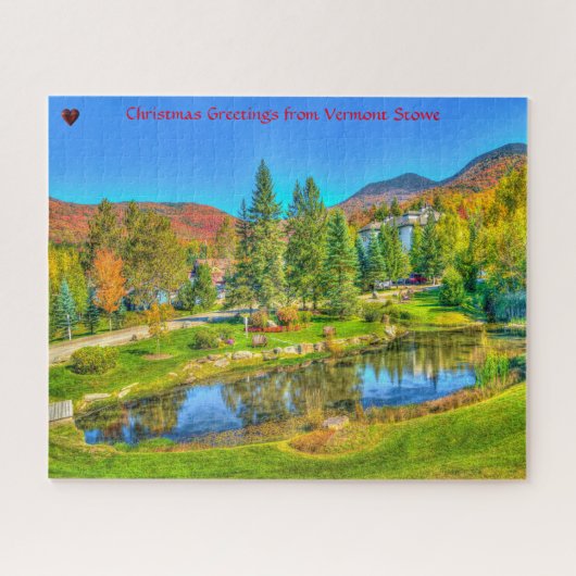 Vermont Stowe Jigsaw Puzzle (Horizontal)