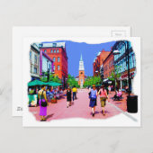 Vermont Street Painting Postcard Postkarte (Vorne/Hinten)