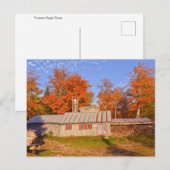 Vermont Sugar House Postkarte (Vorne/Hinten)