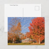 Vermont Sugar House Postkarte (Vorne/Hinten)