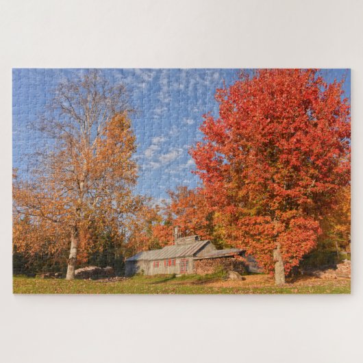 Vermont Sugar House Puzzle (Horizontal)