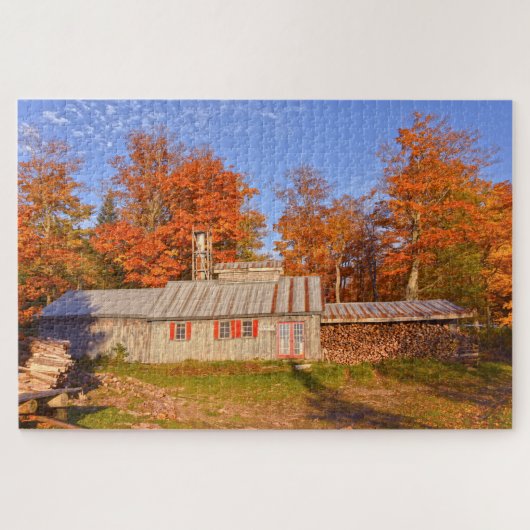 Vermont Sugar House Puzzle (Horizontal)