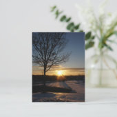 Vermont Sunset Postkarte (Stehend Vorderseite)