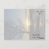 Vermont Sunset Postkarte (Rückseite)