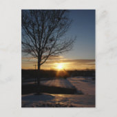 Vermont Sunset Postkarte (Vorderseite)