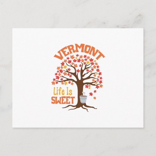 Vermont Sweet Life Postkarte (Vorderseite)