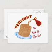 Vermont Syrup Postkarte (Vorne/Hinten)