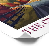 Vermont the Green Mountains Staat USA Travel Place Poster (Ecke)