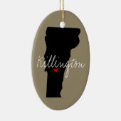 Vermont Town Keramikornament (Rechts)