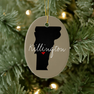 Vermont Town Keramikornament