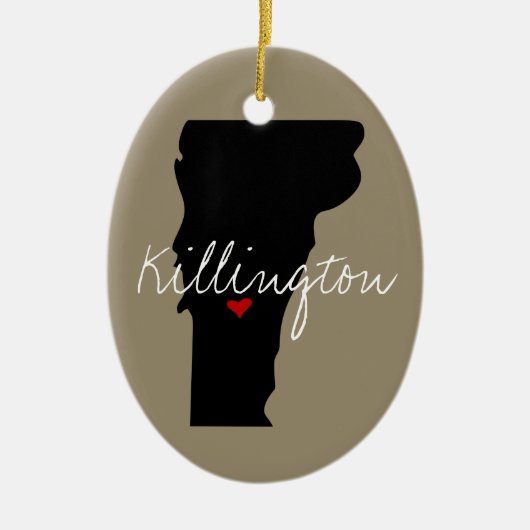 Vermont Town Keramikornament (Vorne)