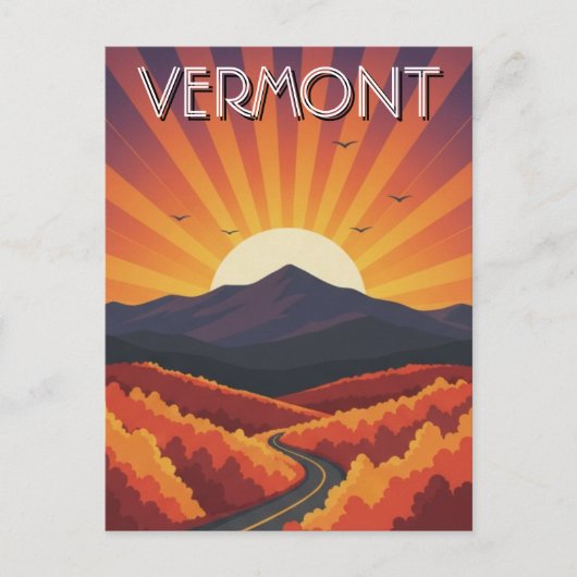 Vermont Travel Postkarte (Vorderseite)