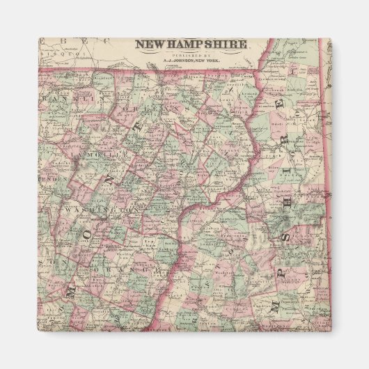 Vermont und New Hampshire 2 Magnet (Vorne)